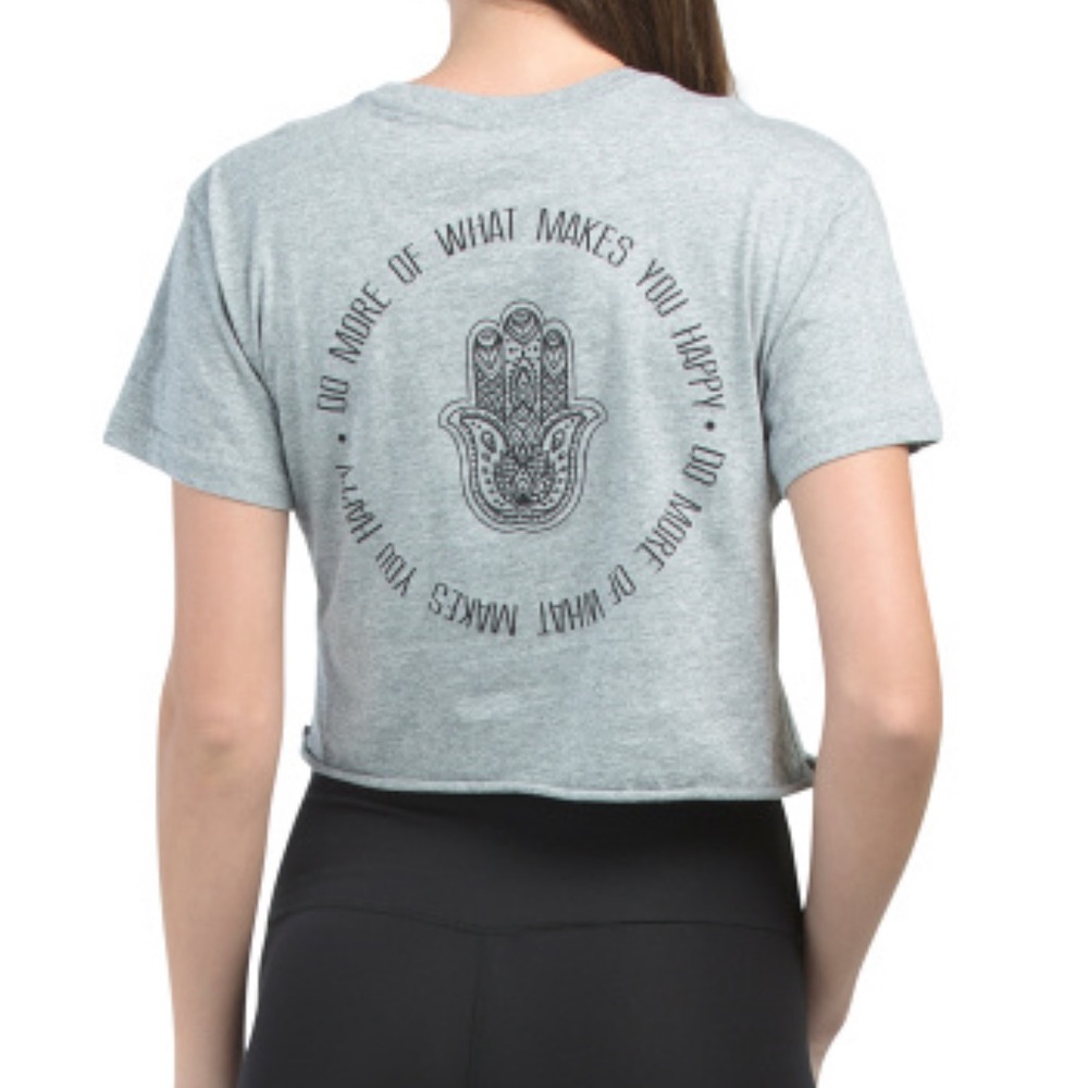 ☀️3/$25 Miken Flow cropped tee